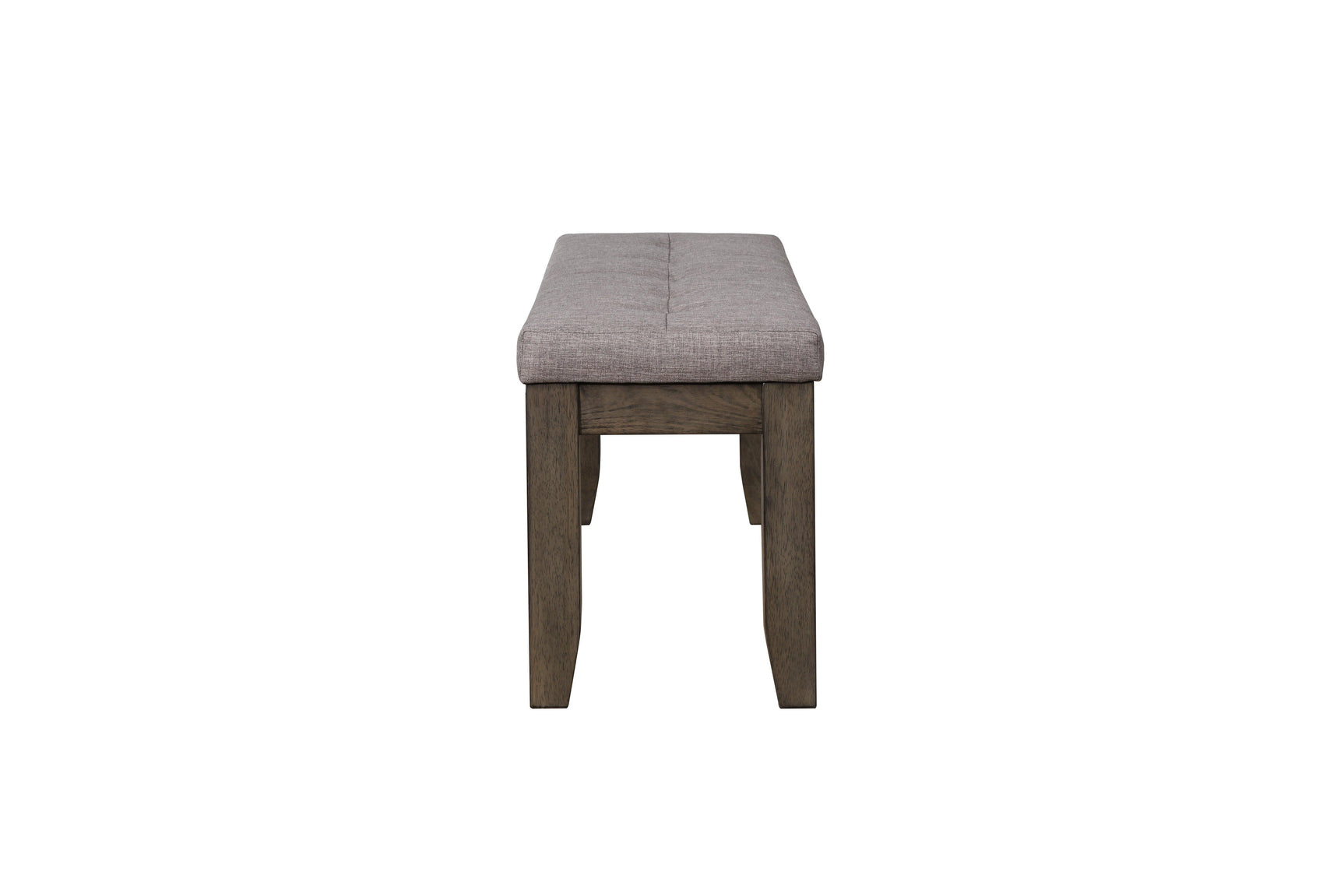 Bardstown Gray Modern Traditional Wood Fabric Seat Rectangular Dining Room Set - Ella Furniture