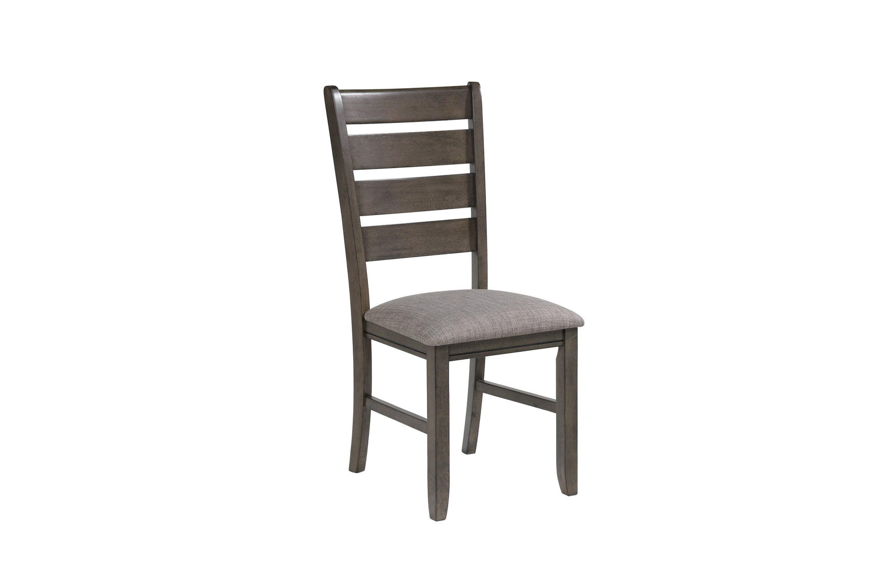 Bardstown Gray Modern Traditional Wood Fabric Seat Rectangular Dining Room Set - Ella Furniture