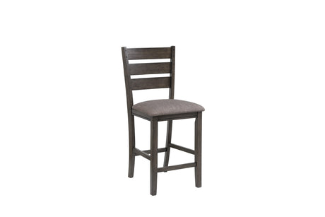 Bardstown Gray Modern Traditional Wood Rectangular Counter Height Dining Room Set - Ella Furniture
