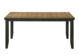 Bardstown Wheat Charcoal Modern Solid Wood Fabric Tufted Counter Height Dining Room Set - Ella Furniture