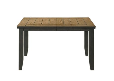 Bardstown Wheat Charcoal Modern Solid Wood Fabric Tufted Counter Height Dining Room Set - Ella Furniture