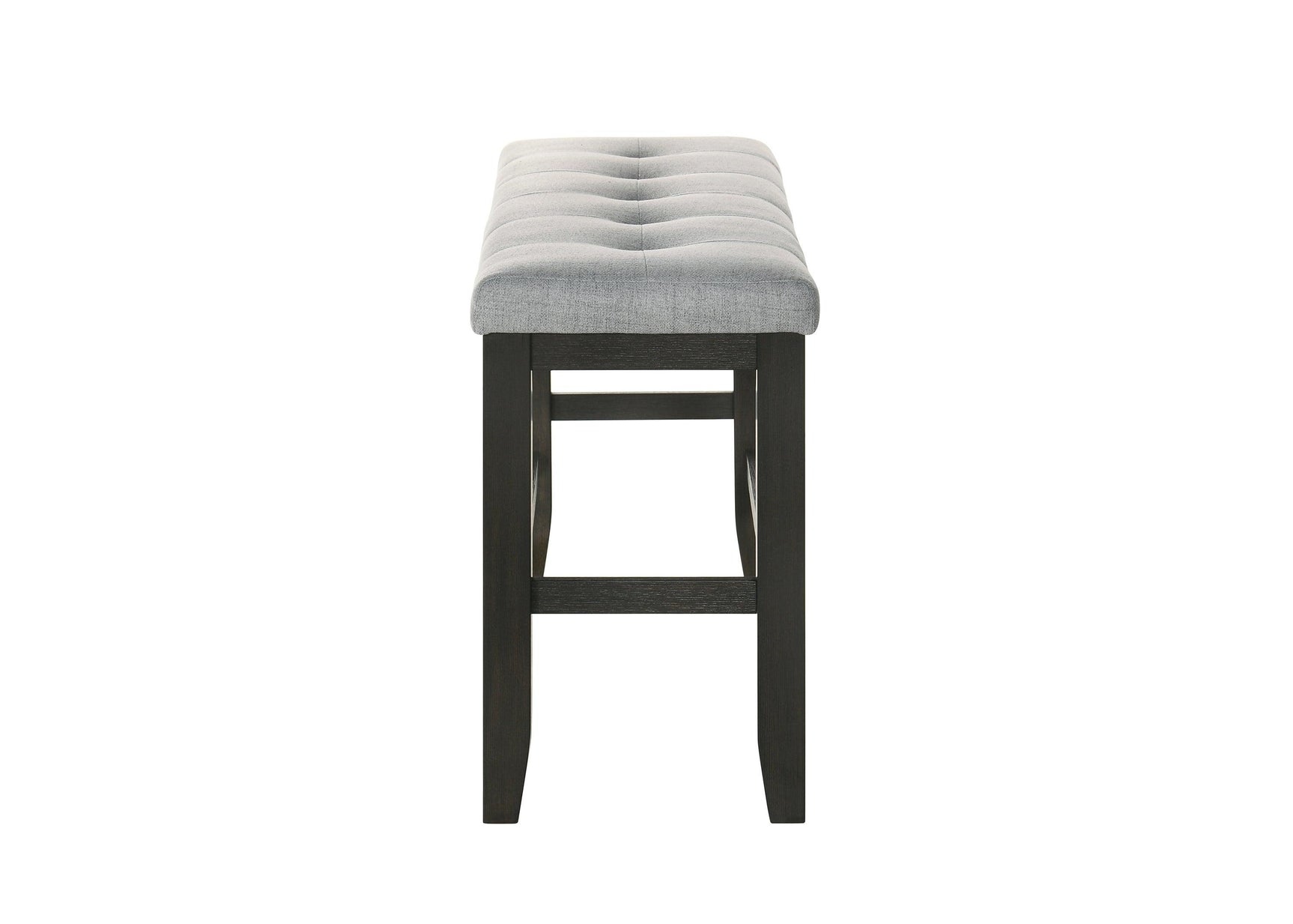 Bardstown Wheat Charcoal Modern Solid Wood Fabric Tufted Counter Height Dining Room Set - Ella Furniture