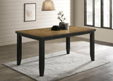 Bardstown Wheat Charcoal Modern Solid Wood Fabric Tufted Counter Height Dining Room Set - Ella Furniture