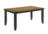 Bardstown Wheat Charcoal Modern Solid Wood Fabric Tufted Counter Height Dining Room Set - Ella Furniture