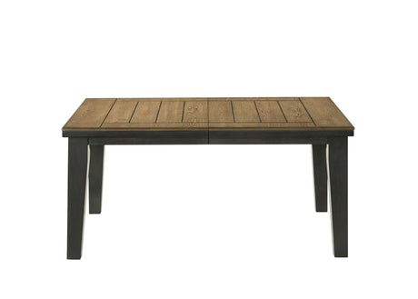 Bardstown Wheat Charcoal Modern Solid Wood Fabric Upholstered Tufted Dining Room Set - Ella Furniture
