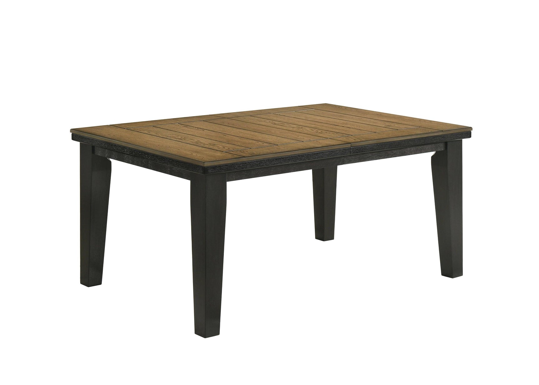 Bardstown Wheat Charcoal Modern Solid Wood Fabric Upholstered Tufted Dining Room Set - Ella Furniture