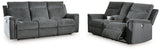 Barnsana Gravel Sofa And Loveseat - Ella Furniture