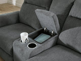 Barnsana Gravel Sofa, Loveseat and Recliner - Ella Furniture