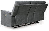 Barnsana Gravel Sofa, Loveseat and Recliner - Ella Furniture