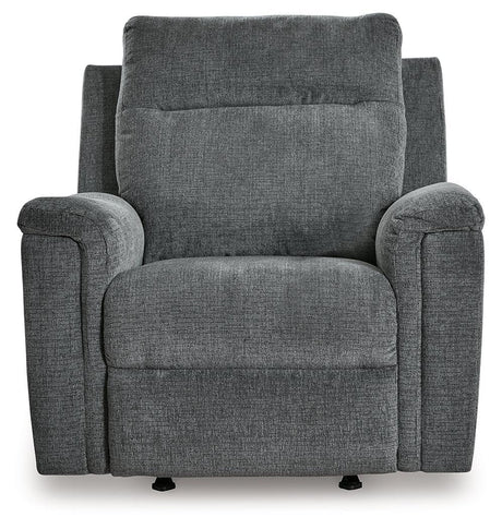 Barnsana Gravel Sofa, Loveseat and Recliner - Ella Furniture