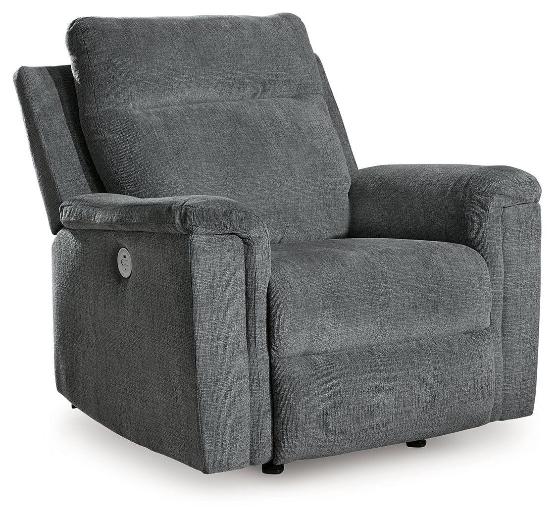 Barnsana Gravel Sofa, Loveseat and Recliner - Ella Furniture