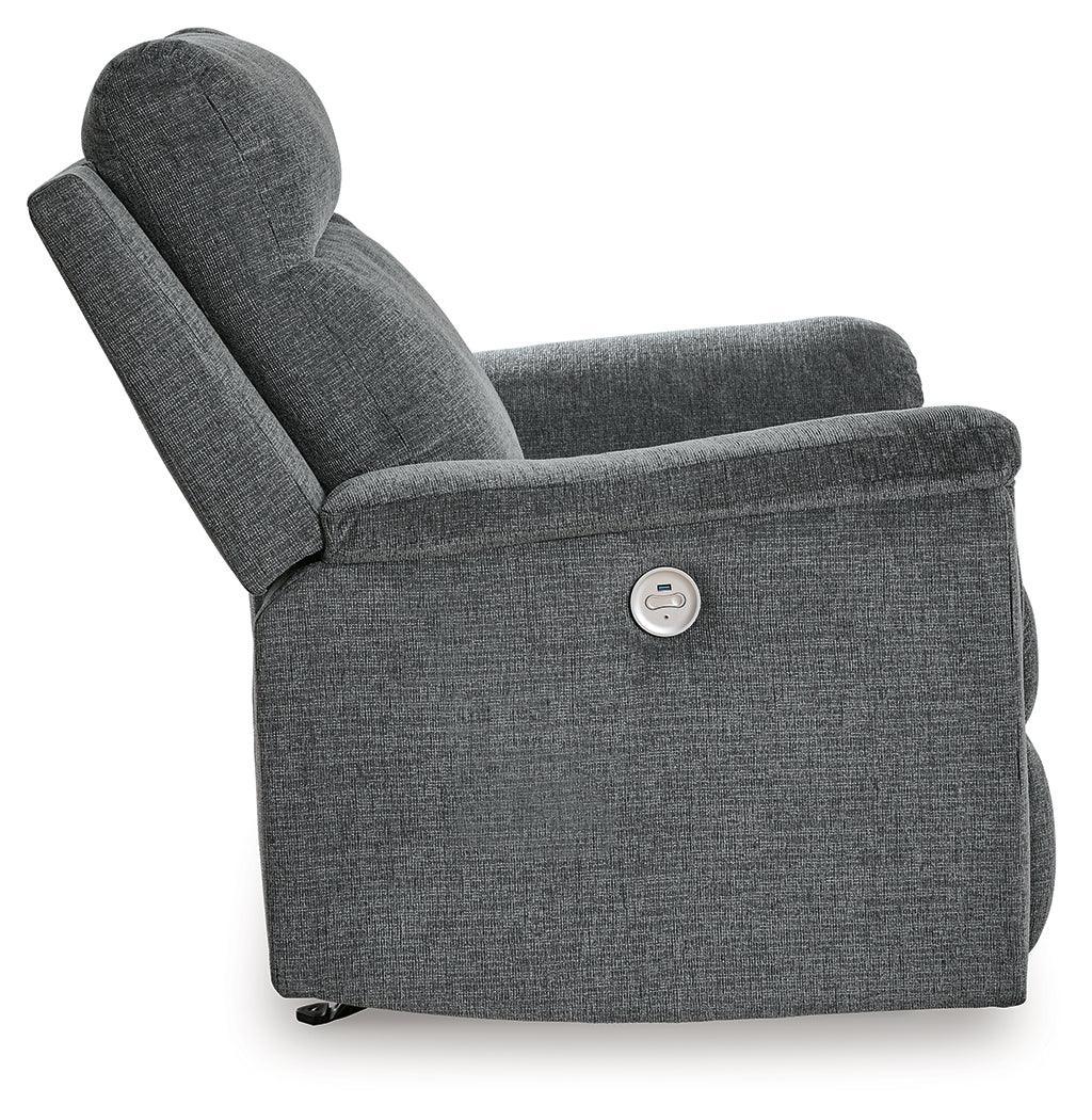 Barnsana Gravel Sofa, Loveseat and Recliner - Ella Furniture