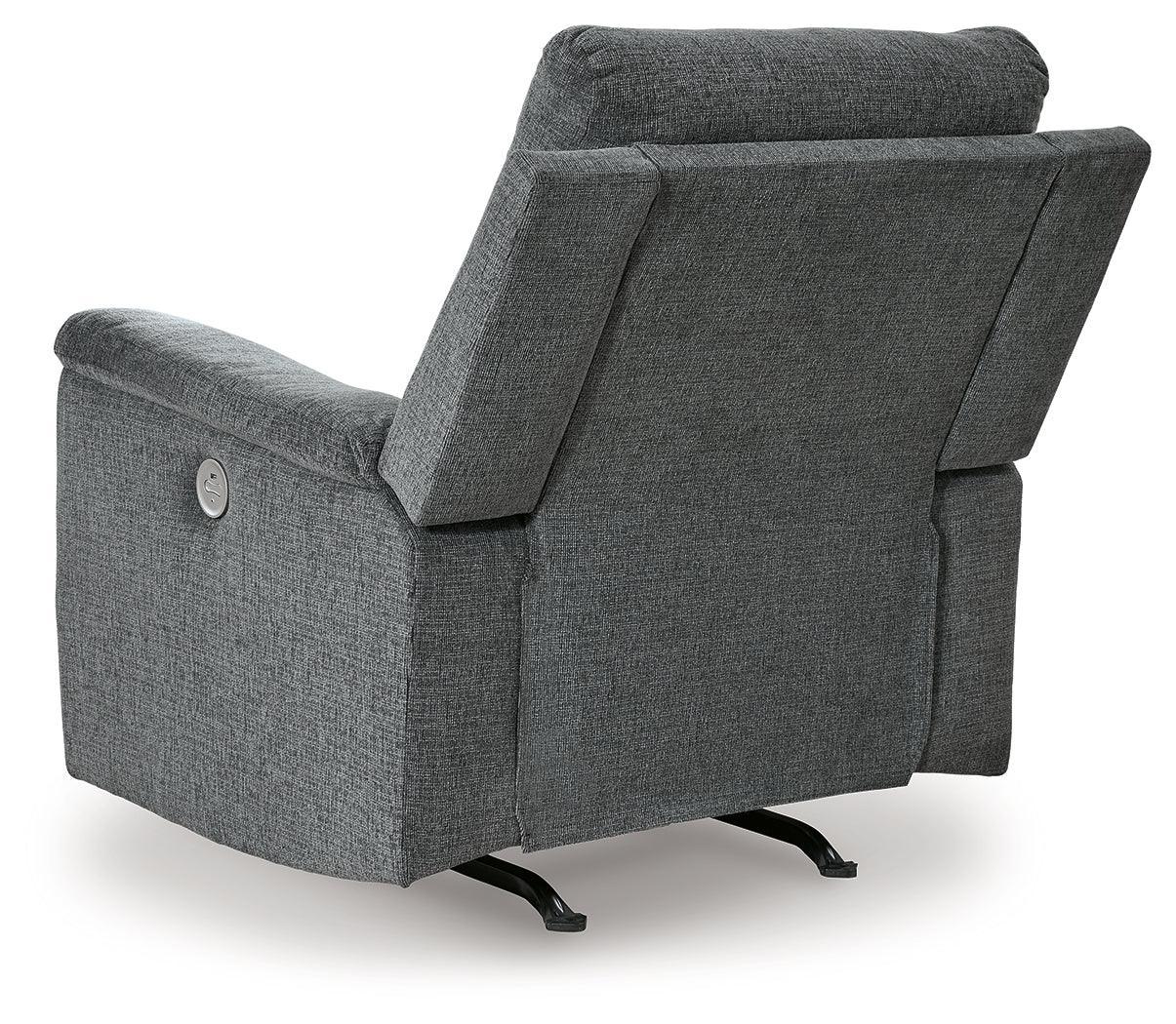 Barnsana Gravel Sofa, Loveseat and Recliner - Ella Furniture