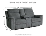 Barnsana Gravel Sofa, Loveseat and Recliner - Ella Furniture