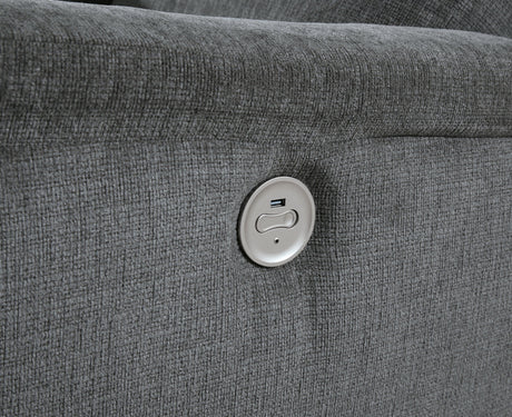 Barnsana Gravel Sofa, Loveseat and Recliner - Ella Furniture