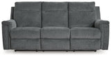Barnsana Gravel Sofa, Loveseat and Recliner - Ella Furniture
