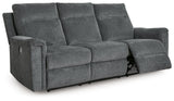 Barnsana Gravel Sofa, Loveseat and Recliner - Ella Furniture