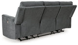 Barnsana Gravel Sofa, Loveseat and Recliner - Ella Furniture