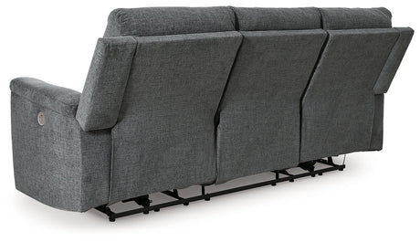 Barnsana Gravel Sofa, Loveseat and Recliner - Ella Furniture
