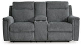 Barnsana Gravel Sofa, Loveseat and Recliner - Ella Furniture