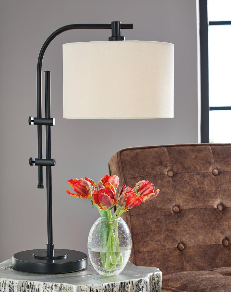 Baronvale Black 2-Piece Table Lamp Set - Ella Furniture