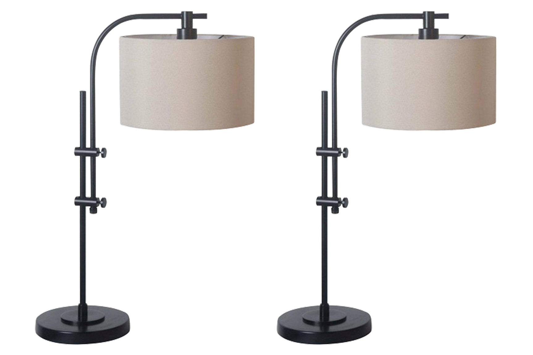 Baronvale Black 2-Piece Table Lamp Set - Ella Furniture