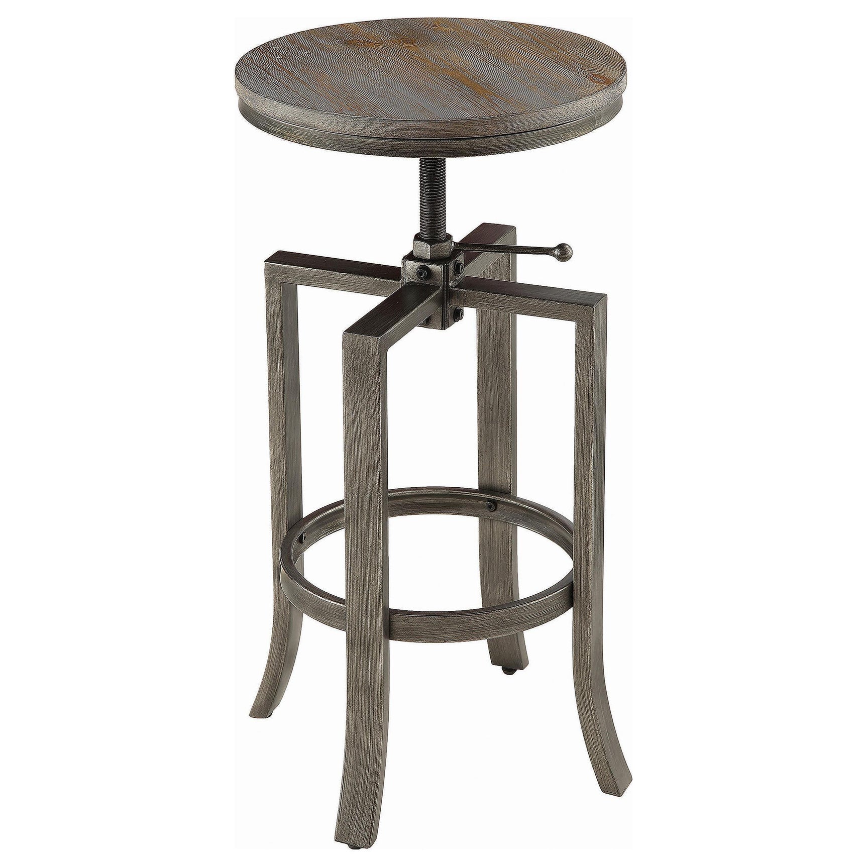 Bartlett 3-piece Adjustable Bar Table Set Brushed Nutmeg 101811-S3 - Ella Furniture