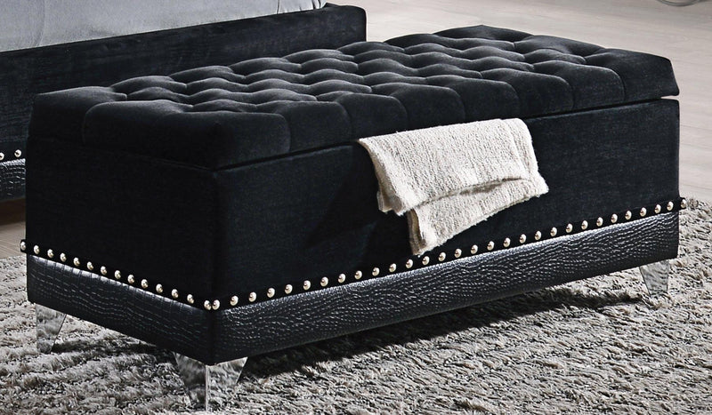 Barzini Upholstered Vanity Stool Metallic And White - Ella Furniture
