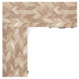 Battelle Tan 60" Home Office Desk With Return - Ella Furniture