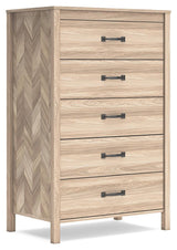 Battelle Tan Chest Of Drawers - Ella Furniture