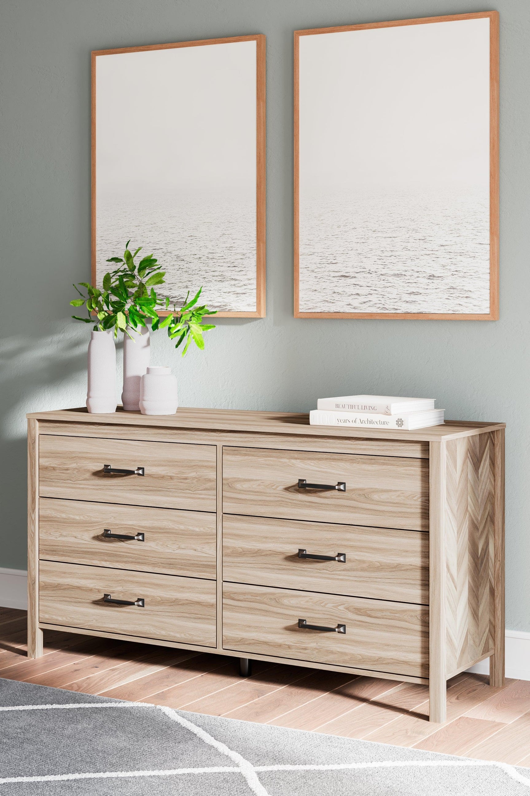Battelle Tan Dresser - Ella Furniture