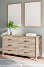 Battelle Tan Dresser - Ella Furniture