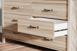 Battelle Tan Dresser - Ella Furniture