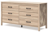 Battelle Tan Dresser - Ella Furniture