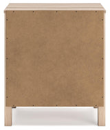 Battelle Tan Nightstand - Ella Furniture