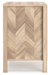 Battelle Tan Nightstand - Ella Furniture