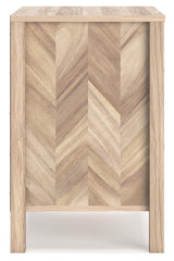 Battelle Tan Nightstand - Ella Furniture