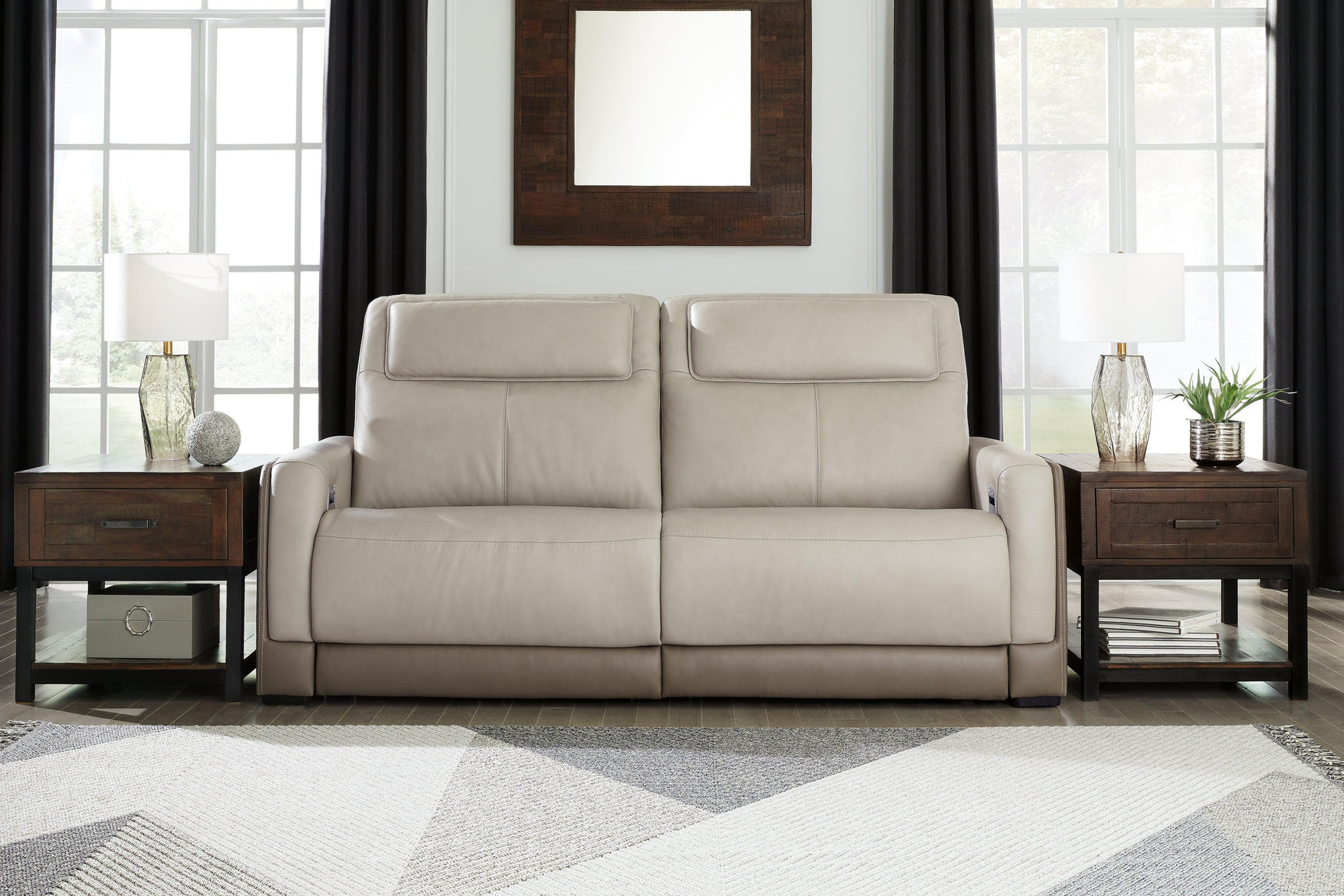 Battleville Almond Sofa, Loveseat And Recliner - Ella Furniture