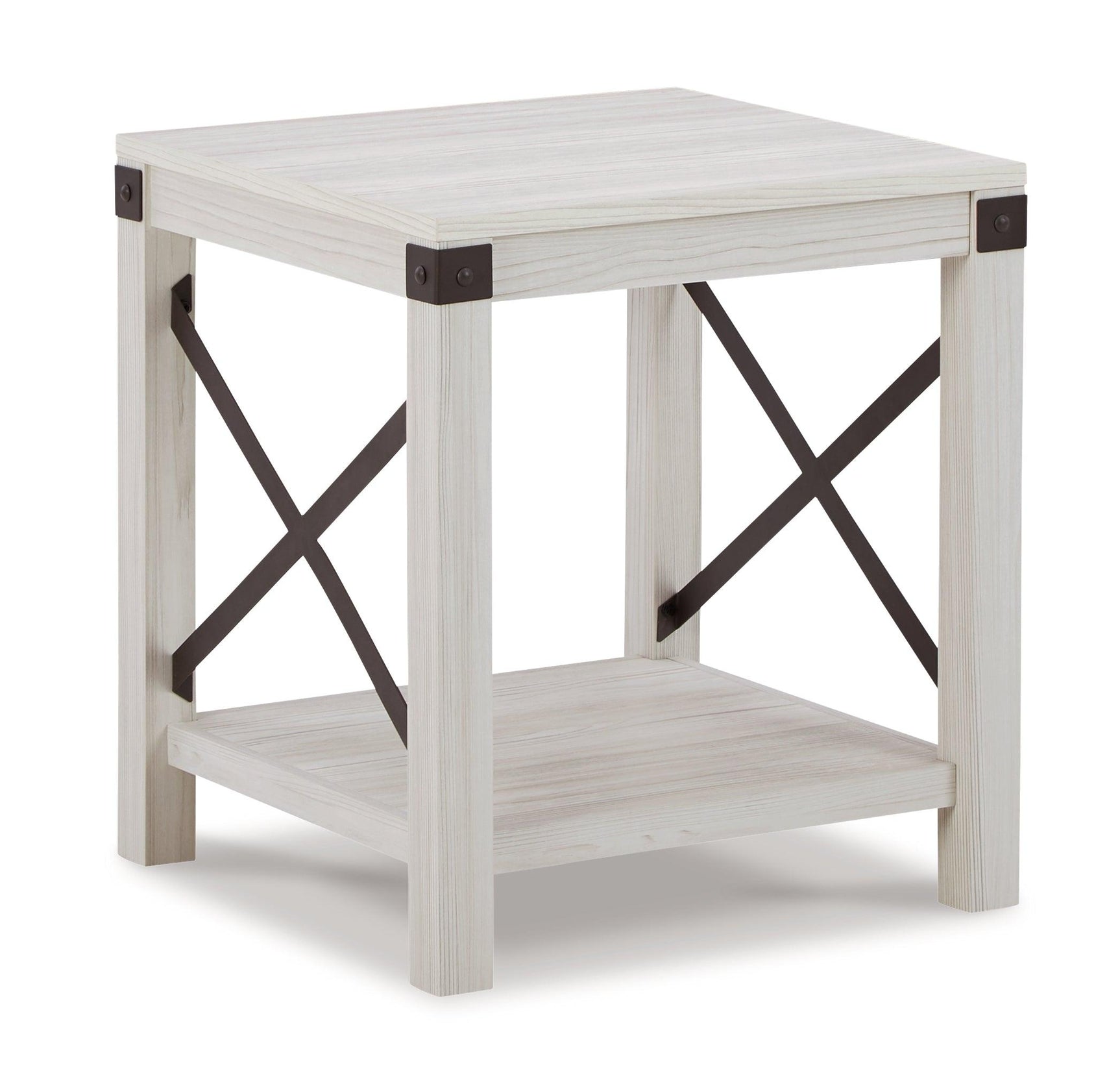 Bayflynn Whitewash 2 End Tables - Ella Furniture