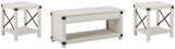 Bayflynn Whitewash Coffee Table With 2 End Tables - Ella Furniture