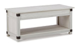 Bayflynn Whitewash Coffee Table With 2 End Tables - Ella Furniture