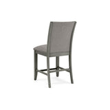 Bellatrix Gray Round Counter Height Chair