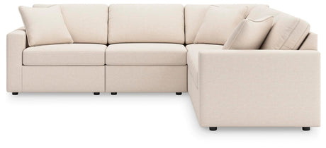 Modmax Oyster 5-Piece Sectional Sofa — front view