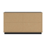 Kozmour Black/Brown Dresser — back view