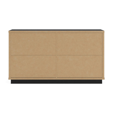 Kozmour Black/Brown Dresser — back view