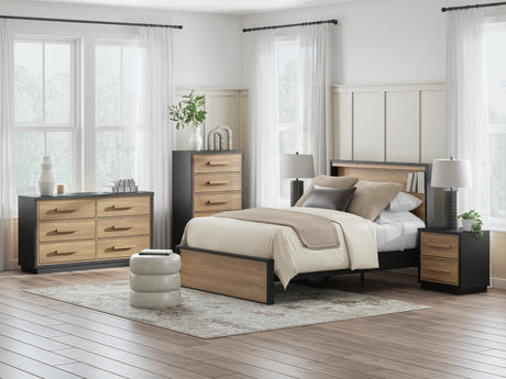 Kozmour Black/Brown Nightstand — product image 11