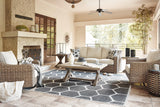Beachcroft Beige Outdoor Sofa With 2 Lounge Chairs, Coffee Table And End Table - Ella Furniture