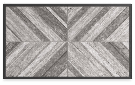 Beachcroft Black/light Gray Outdoor Coffee Table - Ella Furniture