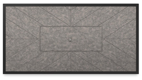 Beachcroft Black/light Gray Outdoor Fire Pit Table - Ella Furniture
