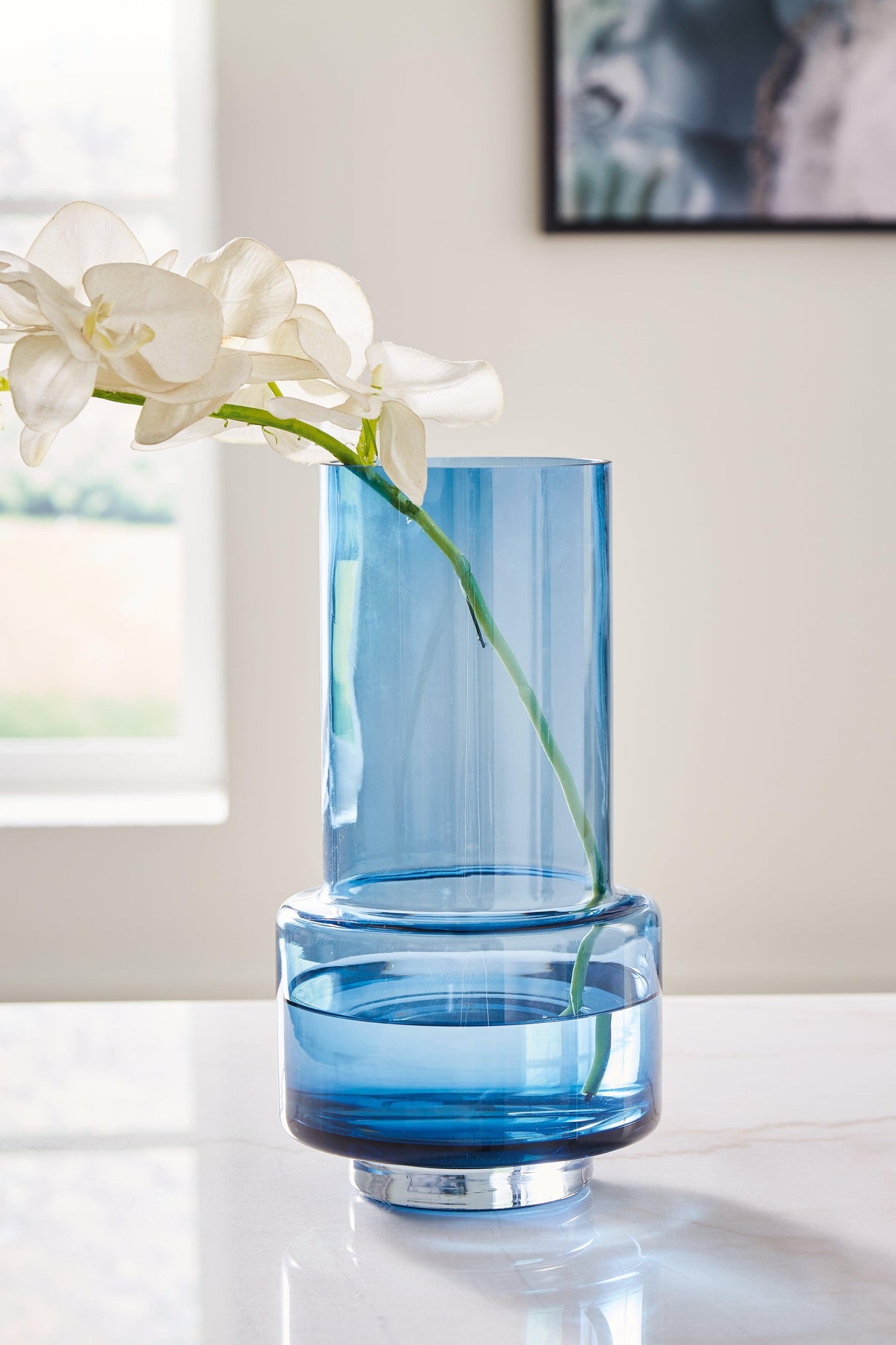 Bealen Dark Blue Vase A2900013 - Ella Furniture